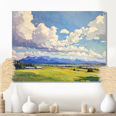 «Big Sky Horizon Meadows II», art mural Montana
