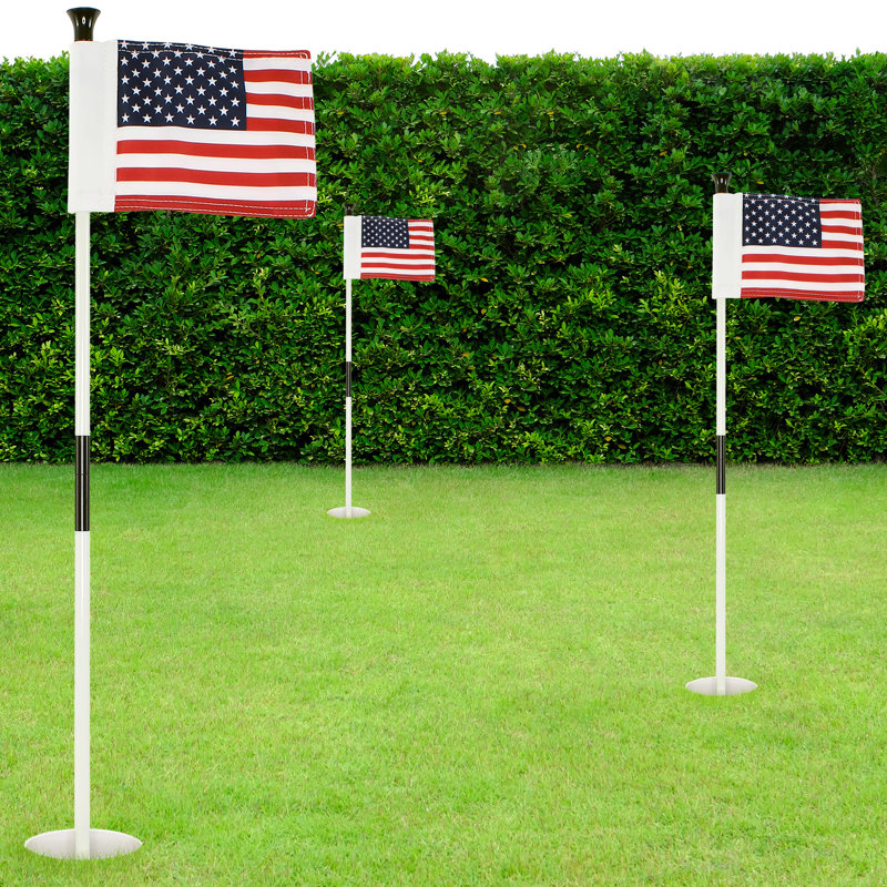 3' Backyard Mini Golf Flagstick USA