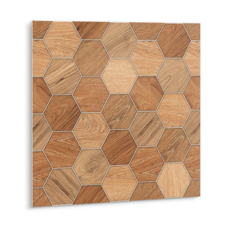 Aryahi 30 x 30 cm PVC Tile in Matte Brown
