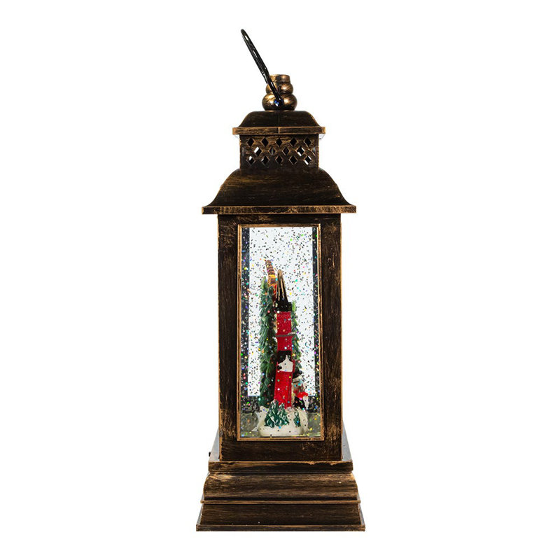 Illuminez la lanterne d'eau du Père Noël