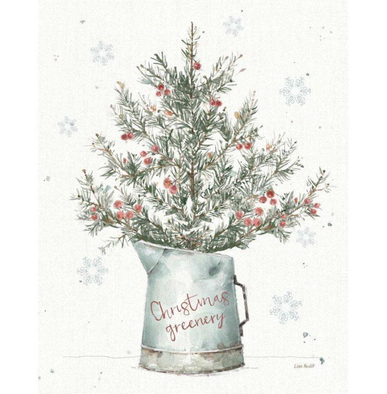 Art sur toile, galerie Lisa, art sur toile: A Christmas Weekend II, H 24 po x l 20 po