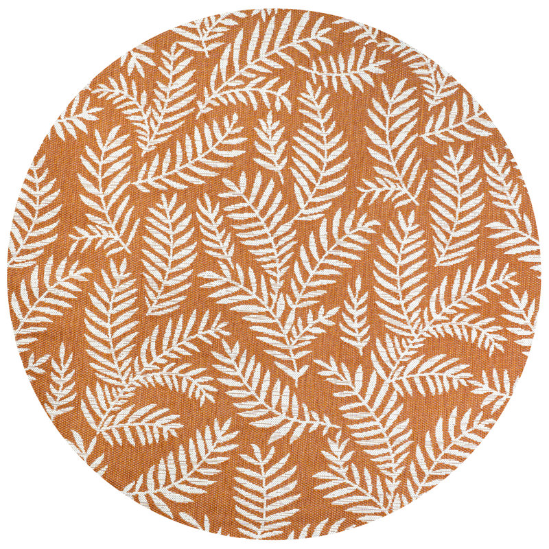 Tapis intérieur / extérieur Carnearney Nevis, Rond 5 pi 3 po