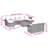  Garden Sofa Set Beige
