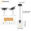 Luminaires suspendus globes en verre 3 lumières-99083288-89117142