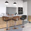 Tabouret de bar moderne pivotant rembourré Marana-1168484435