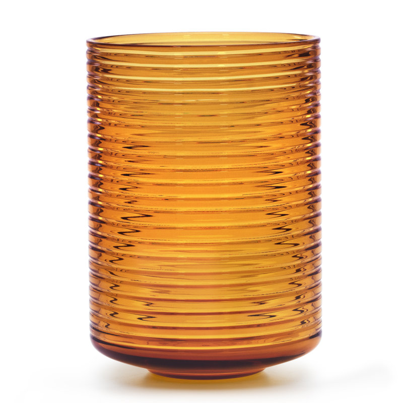Riga 3 Gallons Waste Bin, Amber