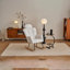 Fauteuil oscillant rembourré en tissu 055-Teddy
