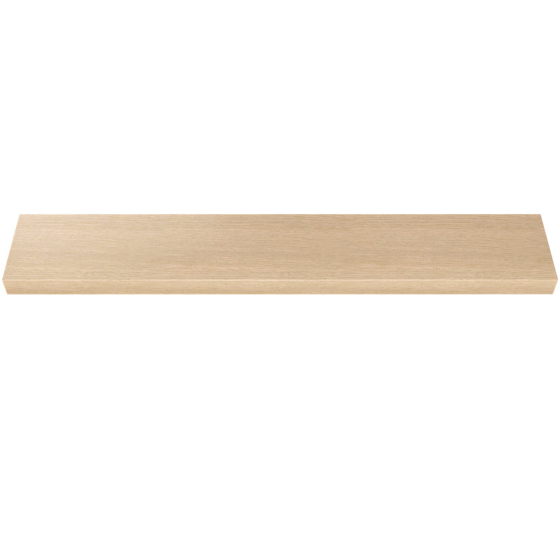 Rift White Oak Floating Shelf, Oak Wood
