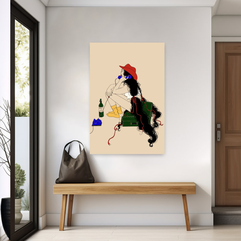 Contemporary Art Contemporary Wall Art 1 Piece Wrapped Canvas Wall Art, 152.4 cm H x 101.6 cm W