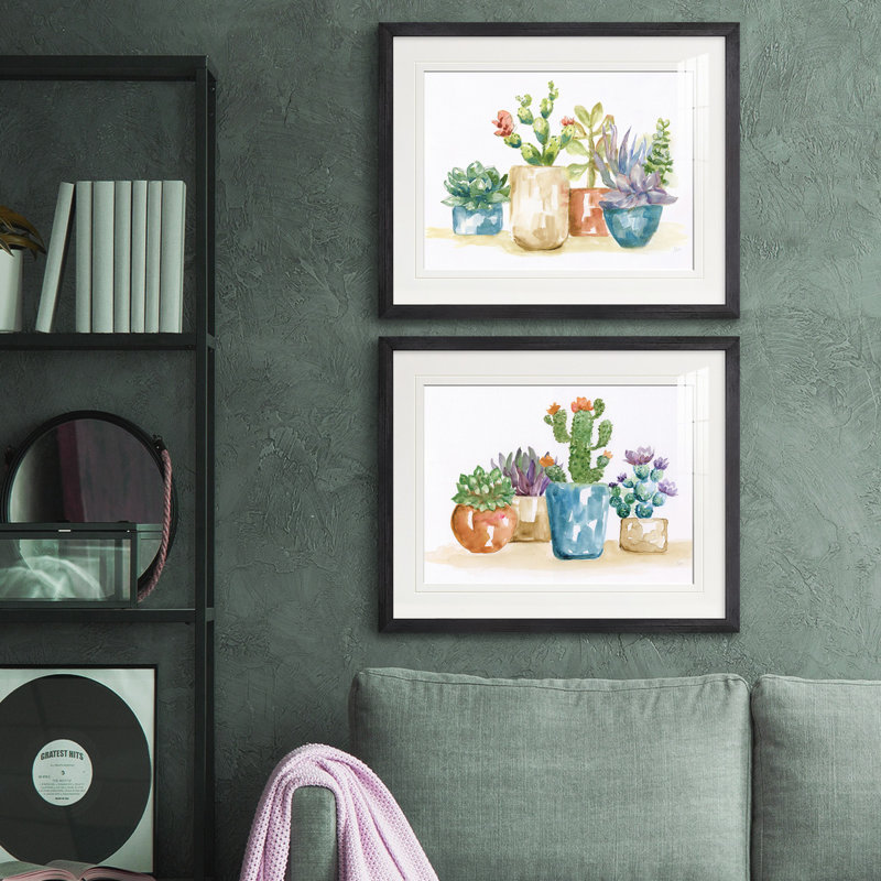 Reproduction de photo sur toile, Papier avec cadre argenté, Blanc mat