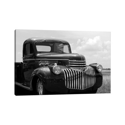 Restored Chevy Truck by Lori Deiter - Wrapped Canvas Print