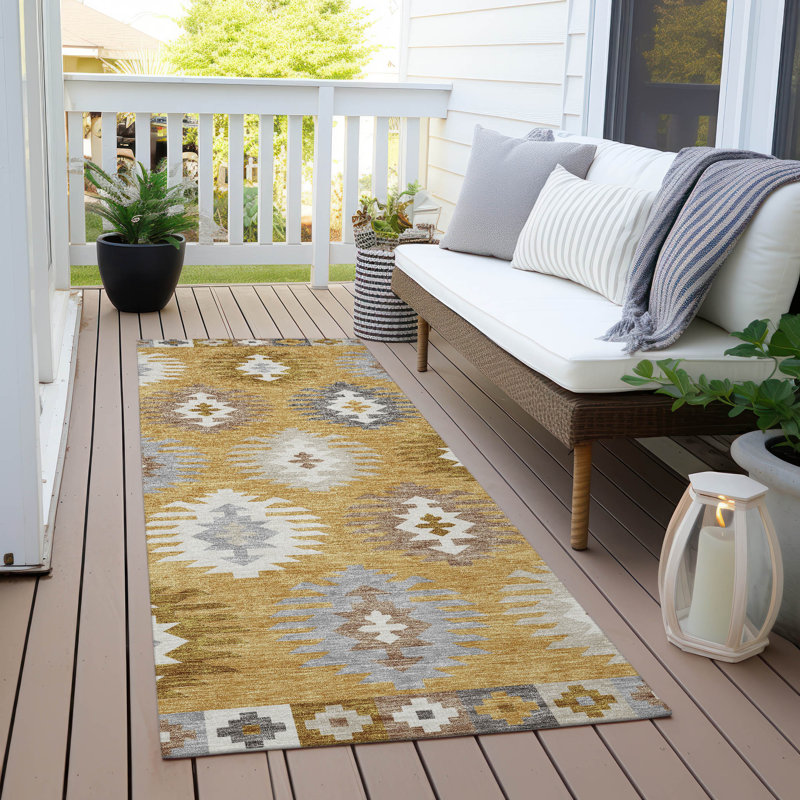 Tapis Chayden avec envers antidérapant, Tapis de couloir 2 pi 3 po x 7 pi 6 po