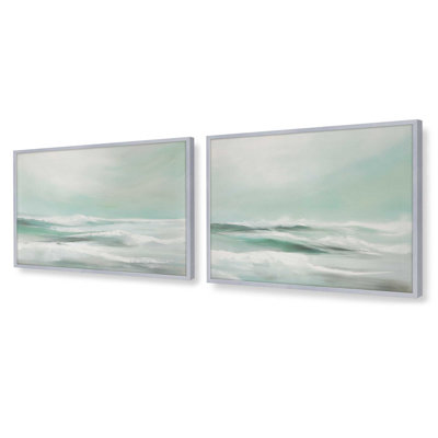 Serene Swells, ensemble de 2 impressions,