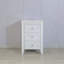 Table de chevet 3 tiroirs avec station de charge et ports USB et prises de courant, table de chevet / table de bout en bois