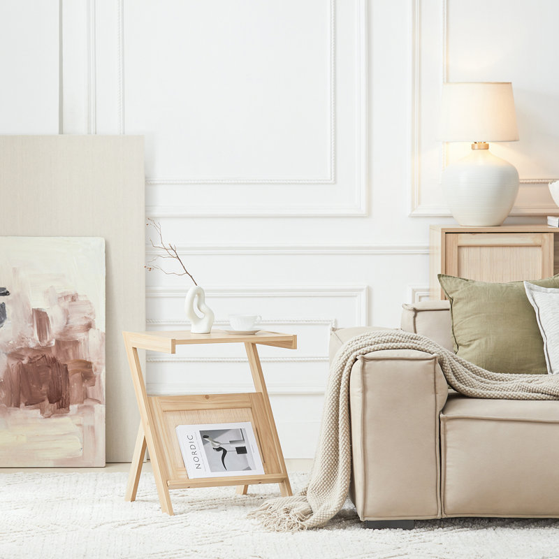 Brilliana Solid Wood End Table