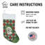 Chaussette de Noël en coton Coton de Tuléar