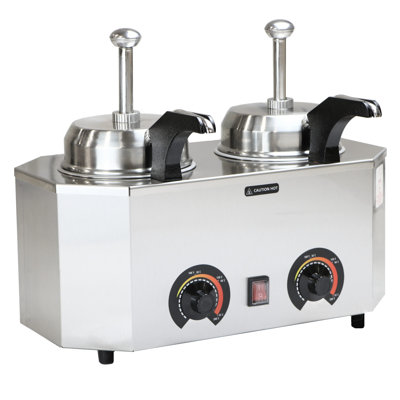 Paragon International Stainless Steel Condiment Dispenser & Holder Buffet Accessory