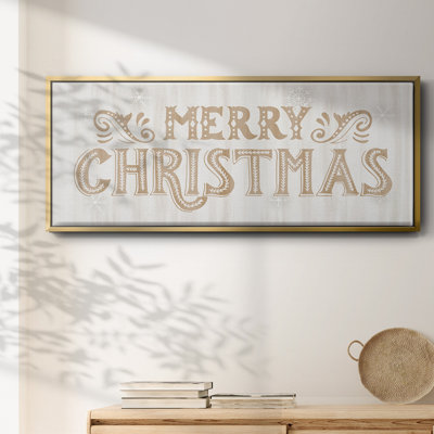Merry Christmas - toile encadrée