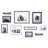 Hertz Solid Wood Picture Frame - Set of 8 with Mat-93933260