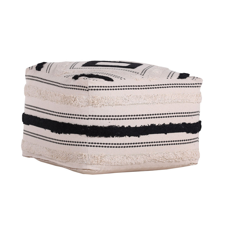 Kenesha 70cm Wide Square Footstool Ottoman
