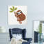 «Brown Sloth», peinture sur toile tendue-1586949652