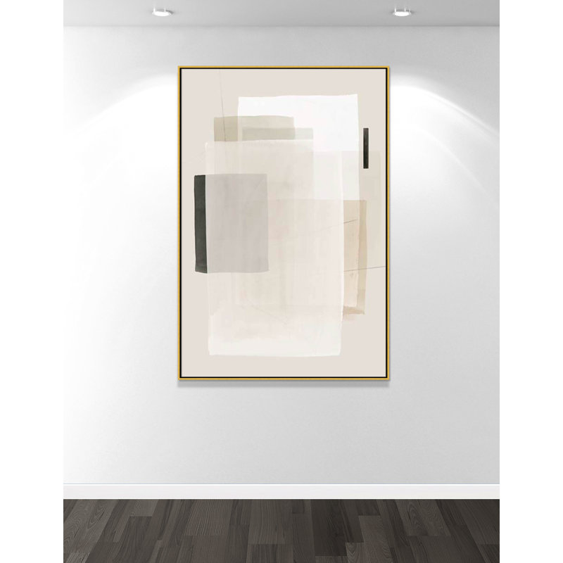 «Mystical Momentum Collection Mystical Momentum I», reproduction encadrée sur toile par Hazel J, Or