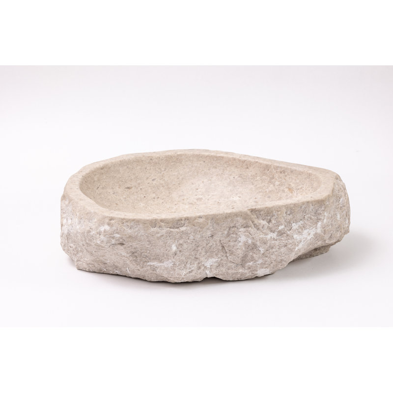 Lavabo vasque en pierre naturelle marbre Ojinaga rustique