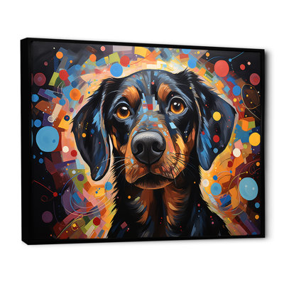 Impression sur toile «Dachshund Delight I»