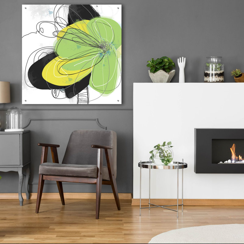 «Joyful Soul 2» par Jan Weiss, art mural en verre acrylique, H 36 po x l 36 po x P 0,2 po