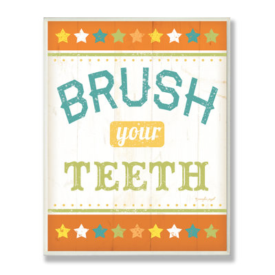 Plaque murale Curtin Brush Your T dents