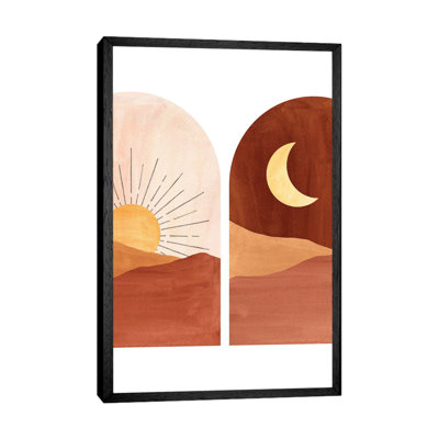 Boho Day And Night by Whales Way - Painting on Canvas