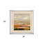 Warm Bay II, impression murale encadrée en argent