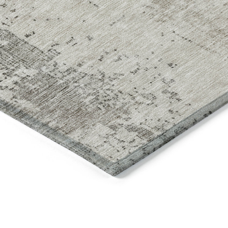 Machine Washable Indoor/Outdoor Cicel ACN1200 Rug, Round 8'