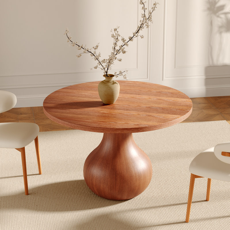 Table de salle à manger Otelia Farmhouse, 29.5" H x 39" W x 39" D