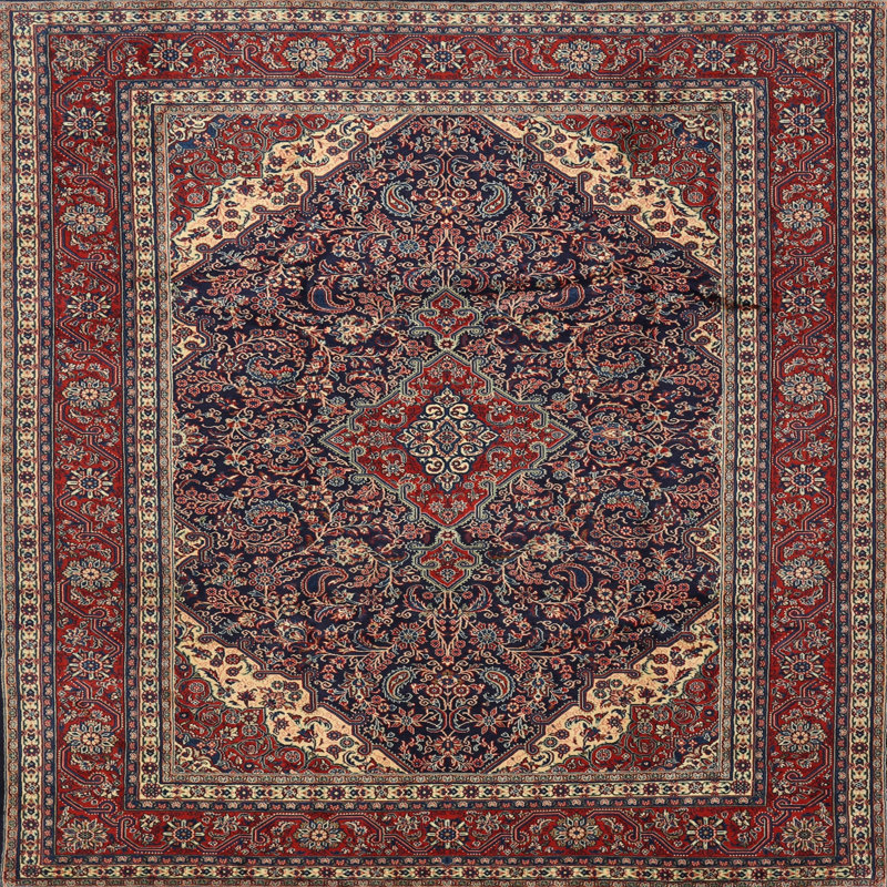 Cassandera Oriental Indoor Rug, Square 6'