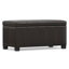 Repose-pieds rectangulaire avec rangement relevable Dover-1897544019