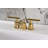 Kingston Brass Manhattan Two-Handle 3-Hole Deck Mount Mini-Widespread Bathroom Faucet with Pop-Up Drain-95752754