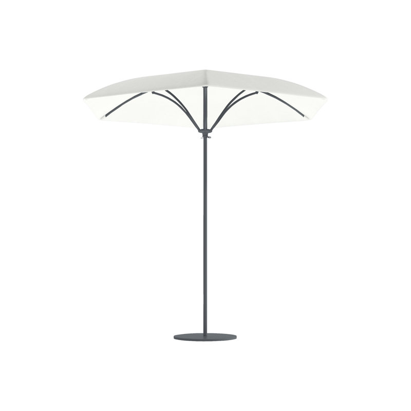 Parasol de marché Trace 9 pi 2 po, Ouverture manuelle, Graphite, Bogota