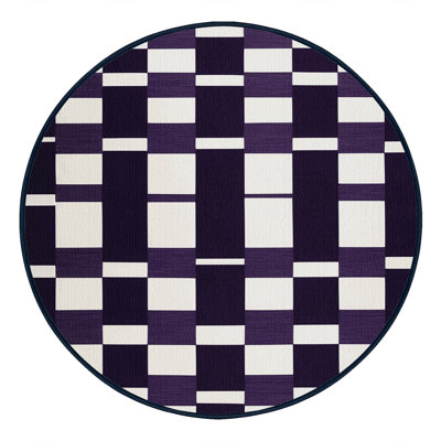 Tapis mauve lavable à la machine
