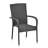 Lorenzo Wicker Outdoor Stackable Dining Armchairs