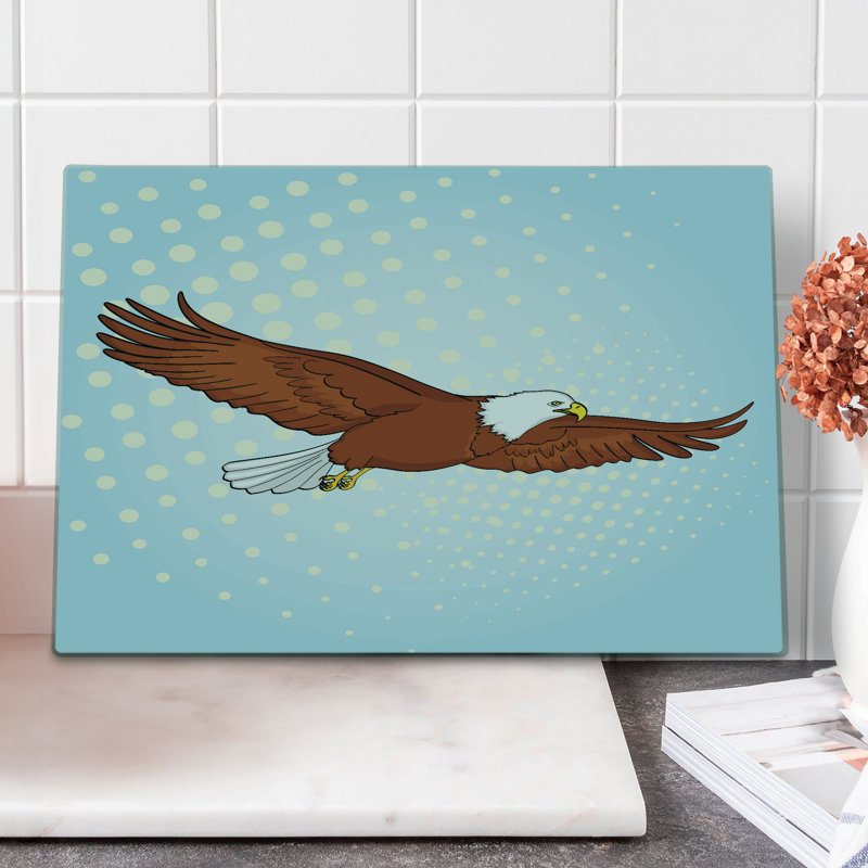 East Urban Home Glass Eagle Cutting Board