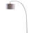 86" Modern Arc Floor Lamp with Heavy Marble Base, Antique Gold Metal Overarching Standing Lamp with 18" Beige Drum Shade and Foot Switch for Living Room & Reading Nooks-1889955359-1889955358