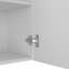 Armoire de rangement murale Latitude Run® Jewlia 150 cm (L) à 4 portes avec étagères ouvertes – Blanc-872733732