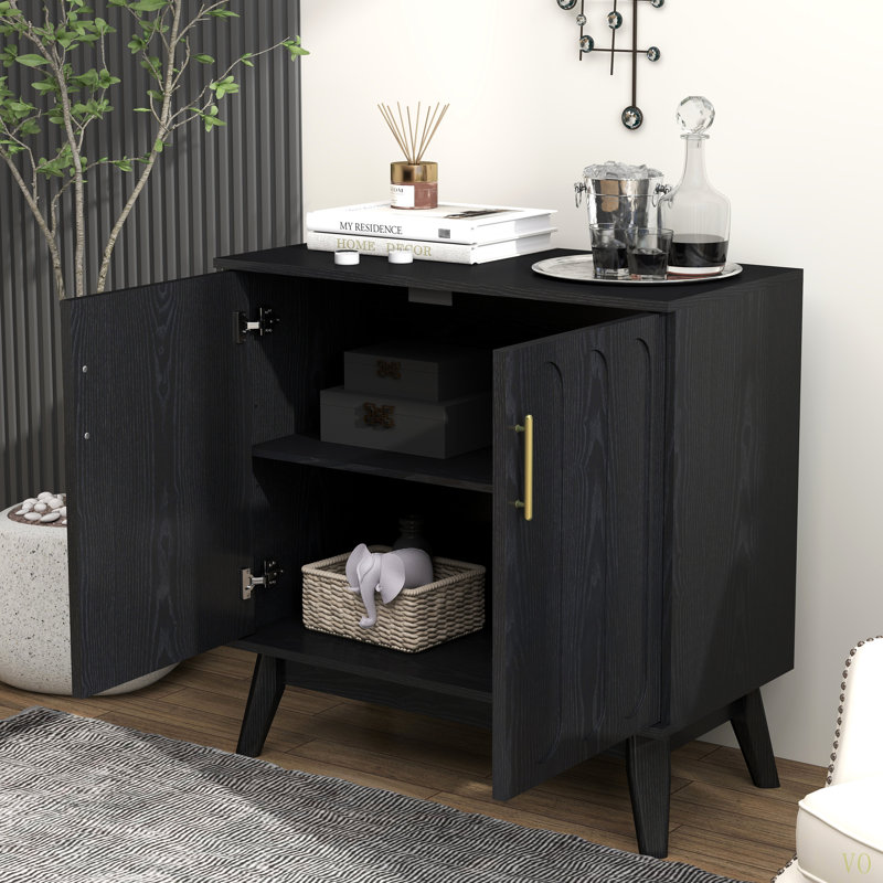 Buffet Mid Mid Century, Noir