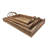 Cular Solid Wood Tray - Set of 3