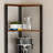 Six-Tier Corner Shelving Unit, 67.4-Inch, Black, Narrow Design, Metal And Wood Construction With LED Lighting. Ideal For Living Room, Bedroom, Or Corner Use.-794967737