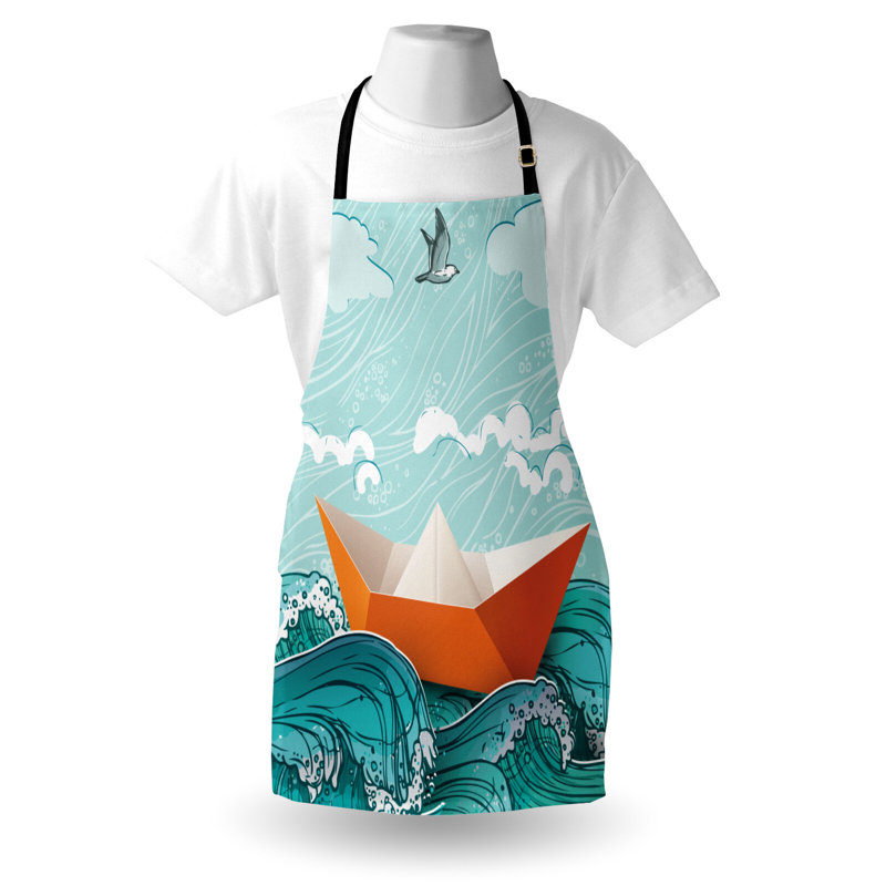 No Pattern Bib Apron