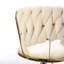 Ensemble de 2 tabourets de bar, avec repose-pieds chromé et base pivotante réglable en hauteur, revêtement en velours et pieds réglables. Tabouret de bar simple.