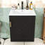 Armoire de salle de bain murale moderne avec lavabo - rangement compact-169899444