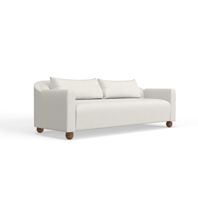 Alice 96 Inch Sofa, Pebble